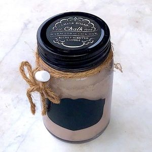 DW HOME CANDLE WARM TOBACCO & OAK RICHLY SCENTED NEW CHALKBOARD 1 WICK 13.4 OZ